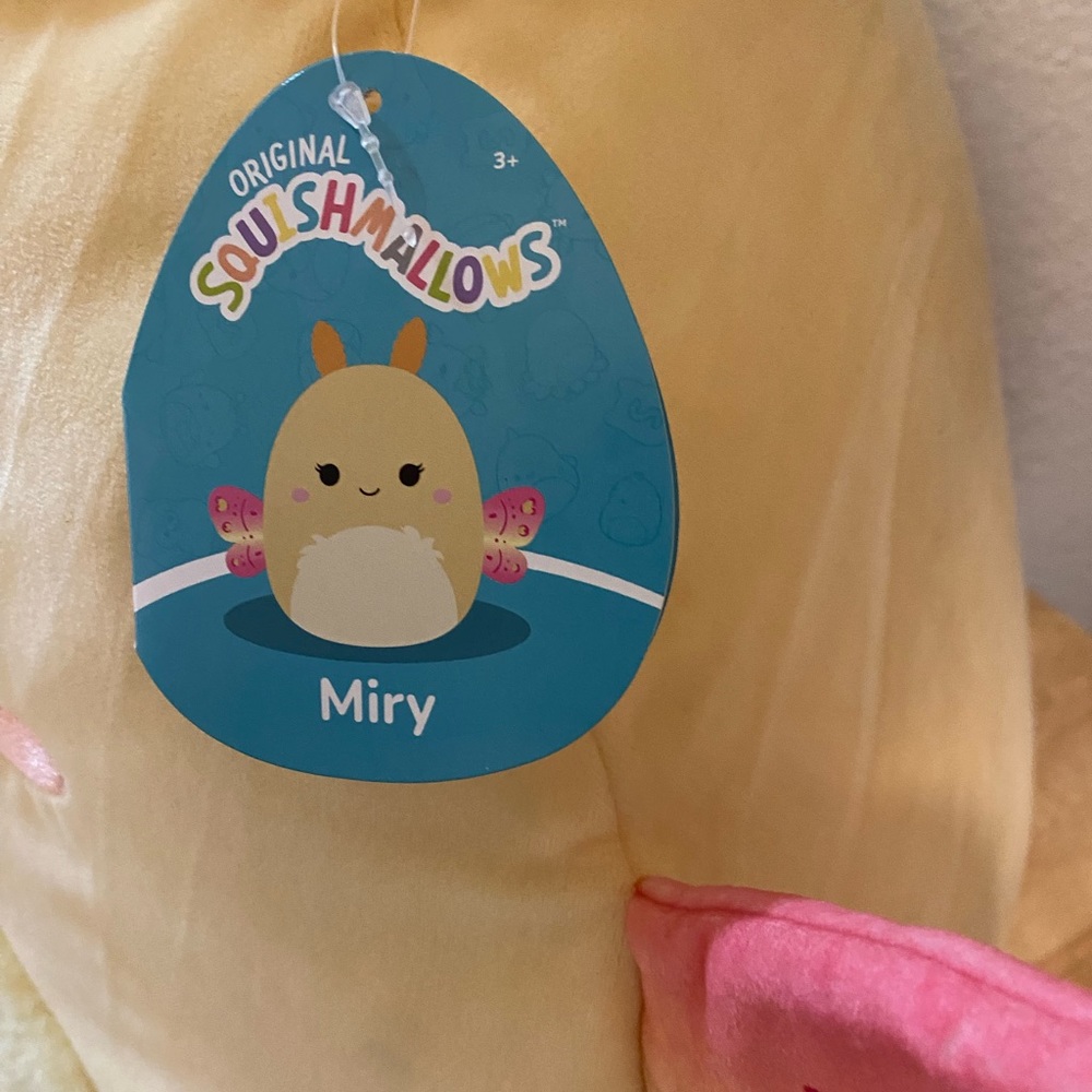 NWT Squishmallow Miry The Yellow Moth - Picture 2 of 4
